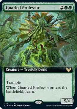 0319 Gnarled Professor (Extended Art) R Strixhaven: School of Mages