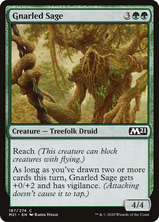 0187 Gnarled Sage C Core Set 2021
