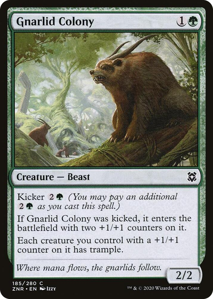 0185 Gnarlid Colony C Zendikar Rising