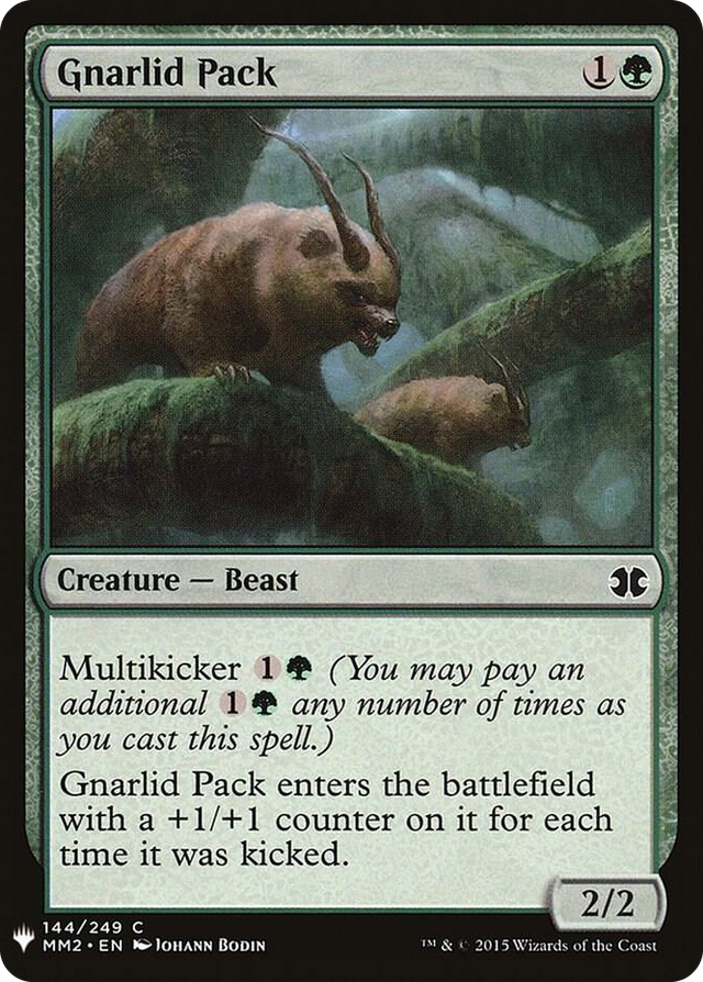 0144 Gnarlid Pack C The List Reprints