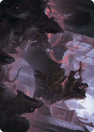 0017 Gnawing Crescendo Art Card S Art Series: Wilds of Eldraine