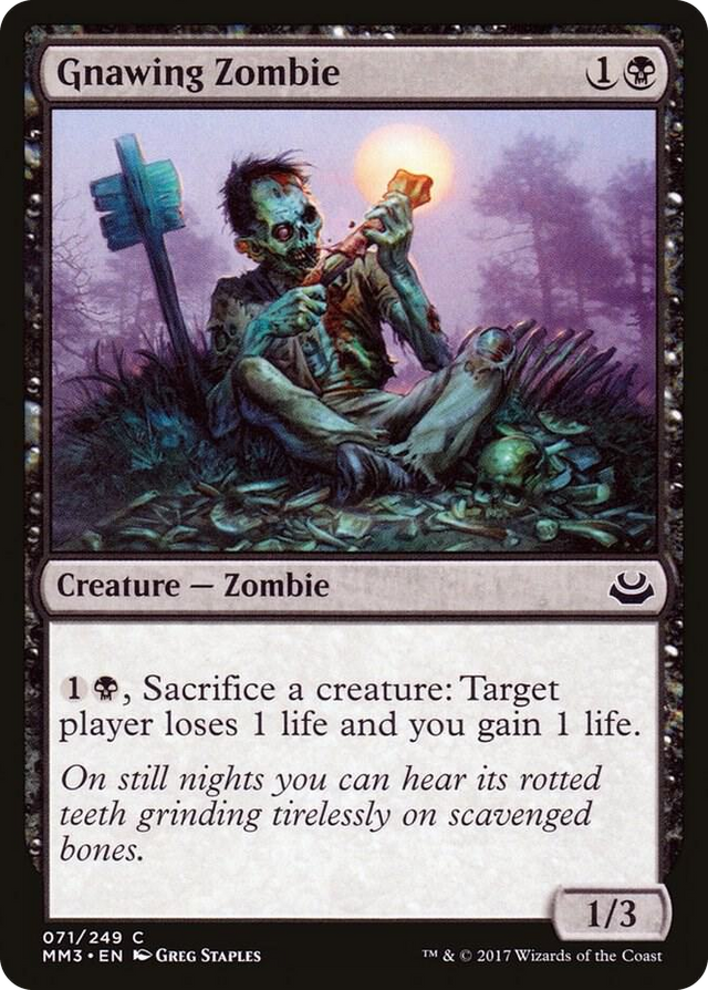 0071 Gnawing Zombie C Modern Masters 2017