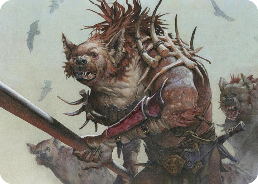 0011 Gnoll Art Card S Art Series: Adventures in the Forgotten Realms
