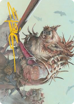 0011 Gnoll Art Card (Gold-Stamped Signature) S Art Series: Adventures in the Forgotten Realms