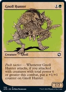 0326 Gnoll Hunter (Showcase) C Adventures in the Forgotten Realms