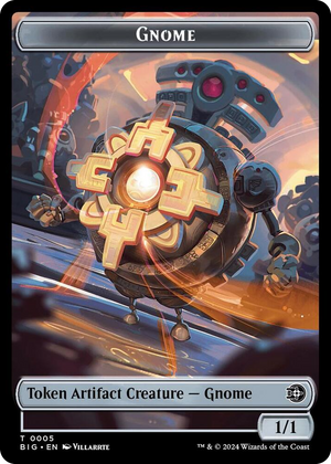 0005 Gnome // Plot Double-Sided Token T Outlaws of Thunder Junction: The Big Score