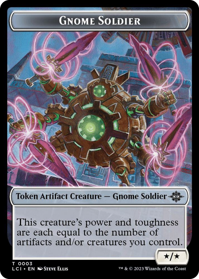 Gnome Soldier Token #3 T - The Lost Caverns of Ixalan Pokemon card