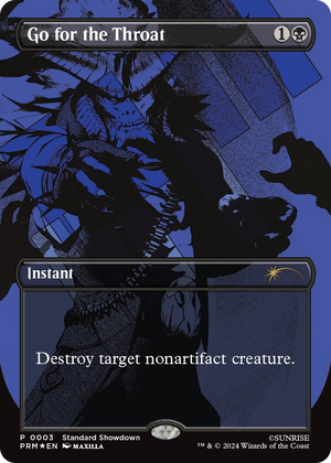 0003 Go for the Throat P Standard Showdown Promos