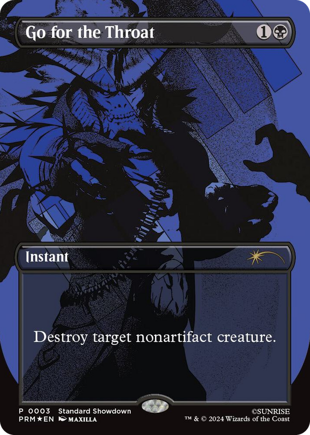 0003 Go for the Throat P Standard Showdown Promos