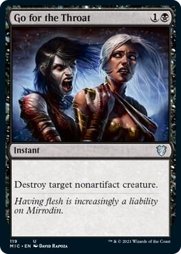 0119 Go for the Throat U Commander: Innistrad: Midnight Hunt