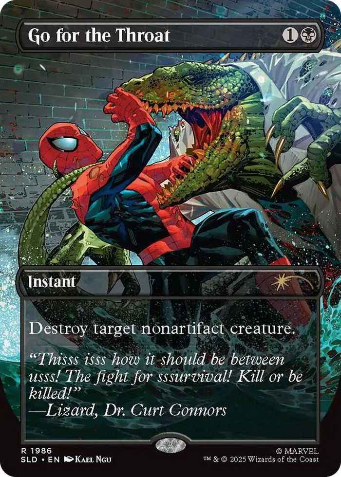 Go for the Throat #1986 R - Secret Lair Drop Series Pokemon card