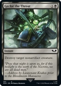 0201 Go for the Throat C Universes Beyond: Warhammer 40,000