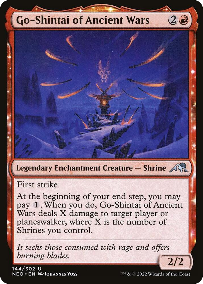 0144 Go-Shintai of Ancient Wars U Kamigawa: Neon Dynasty