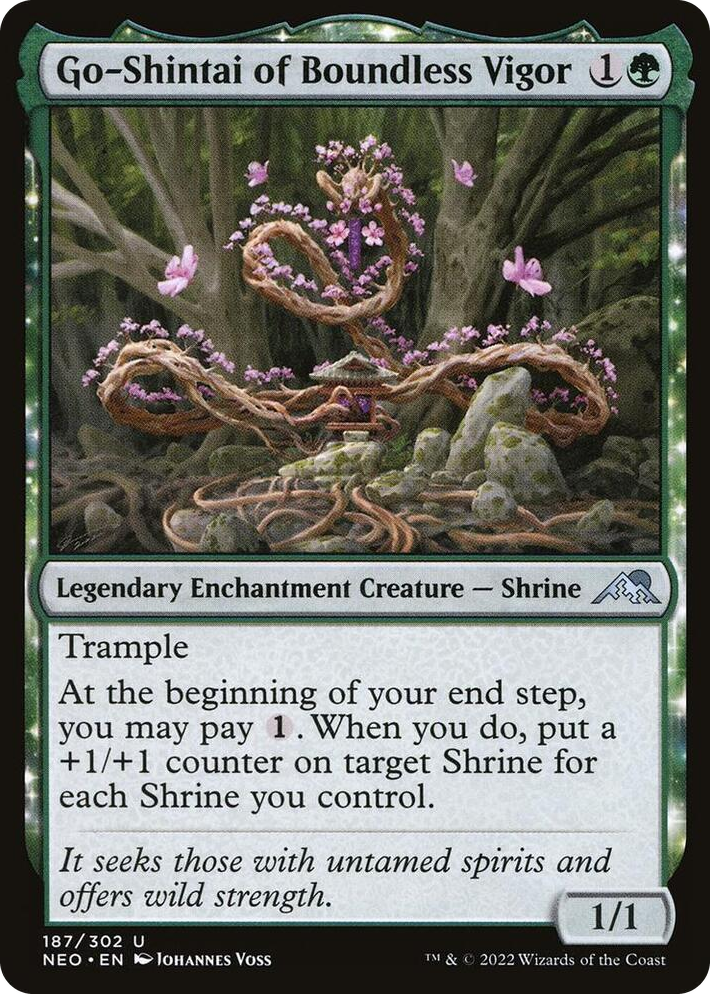 0187 Go-Shintai of Boundless Vigor U Kamigawa: Neon Dynasty