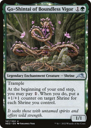 0187 Go-Shintai of Boundless Vigor U Kamigawa: Neon Dynasty