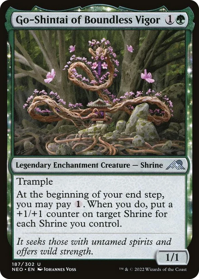 0187 Go-Shintai of Boundless Vigor U Kamigawa: Neon Dynasty