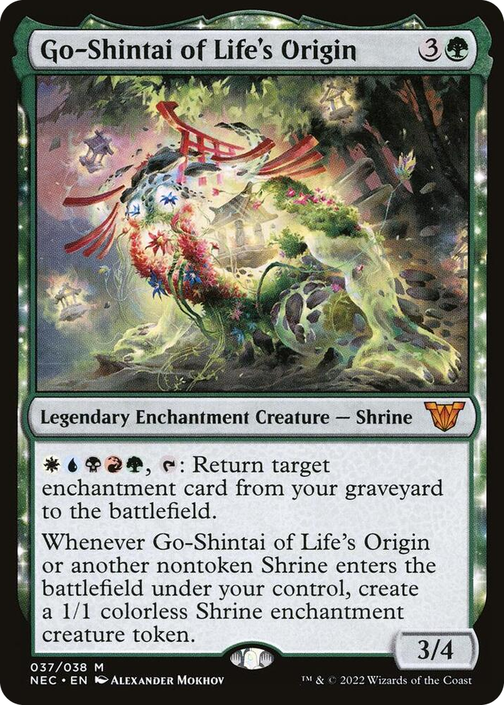 0037 Go-Shintai of Life's Origin M Commander: Kamigawa: Neon Dynasty
