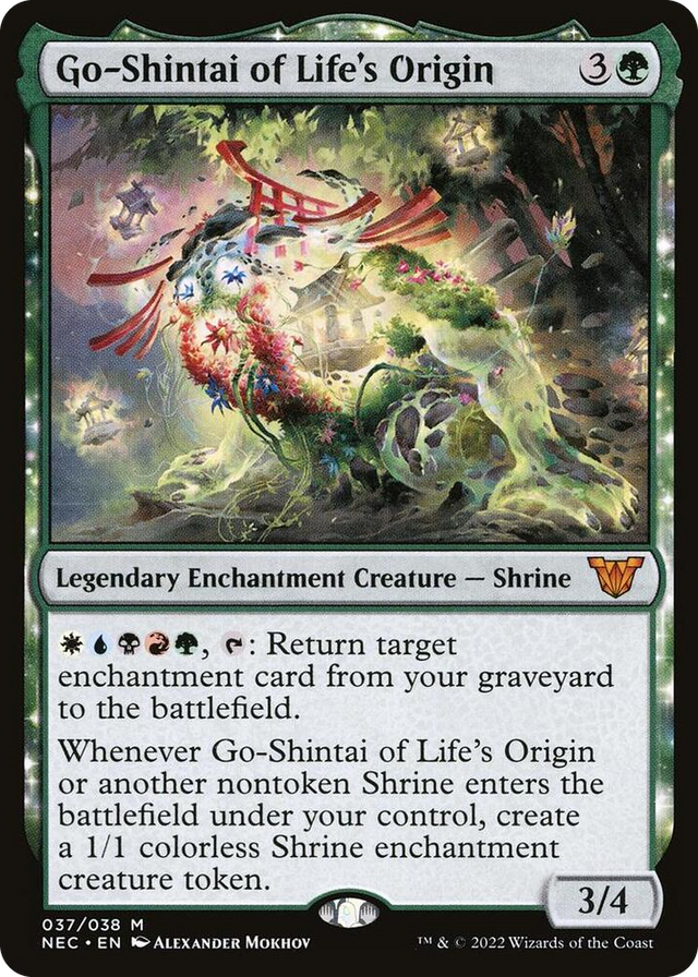 0037 Go-Shintai of Life's Origin M Commander: Kamigawa: Neon Dynasty