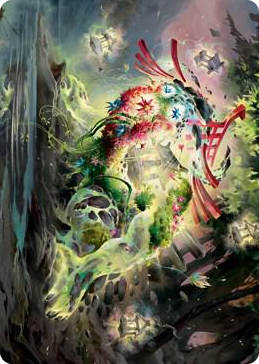 0026 Go-Shintai of Life's Origin Art Card S Art Series: Kamigawa: Neon Dynasty