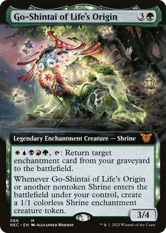0066 Go-Shintai of Life's Origin (Extended Art) M Commander: Kamigawa: Neon Dynasty