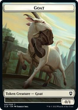 0001 Goat Token T Commander Legends: Battle for Baldur's Gate