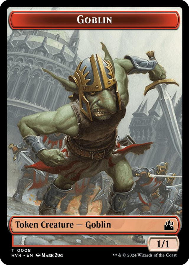 0008 Goblin (0008) // Dragon Double-Sided Token T Ravnica Remastered