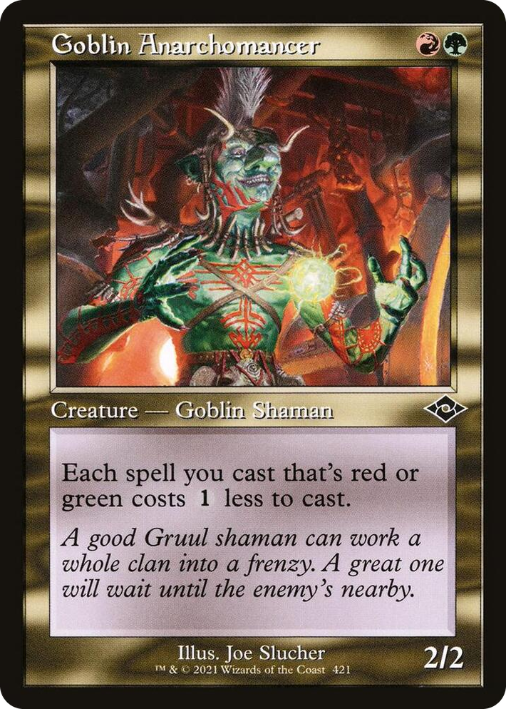 0421 Goblin Anarchomancer (Retro Frame) C Modern Horizons 2