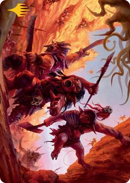 0024 Goblin Art Card (Gold-Stamped) S Art Series: Adventures in the Forgotten Realms