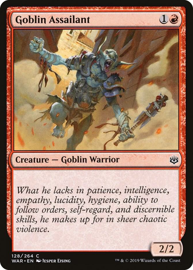 0128 Goblin Assailant C War of the Spark