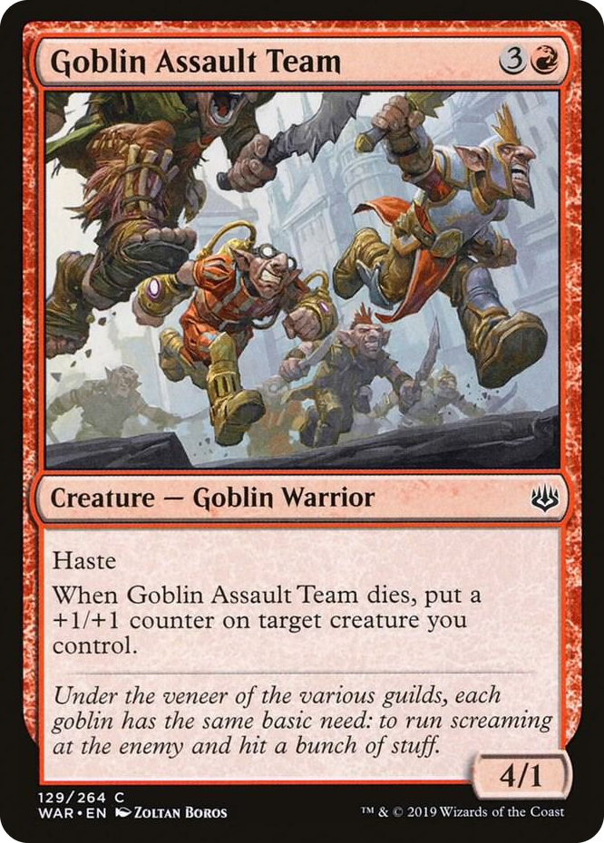 0129 Goblin Assault Team C War of the Spark