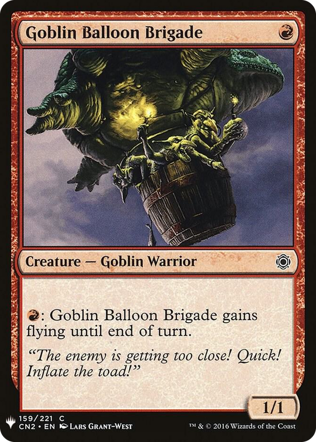 0159 Goblin Balloon Brigade C The List Reprints