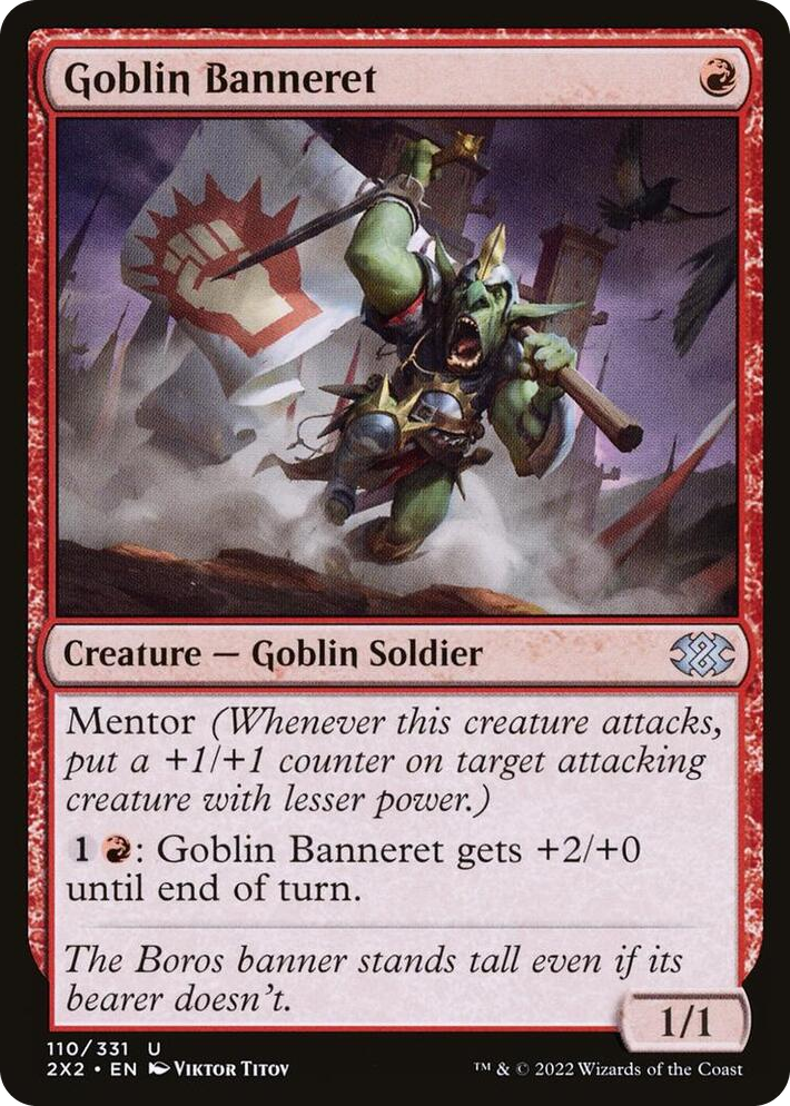0110 Goblin Banneret U Double Masters 2022