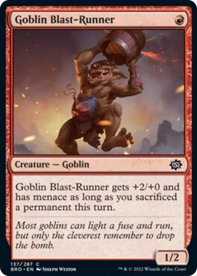 0137 Goblin Blast-Runner C The Brothers' War