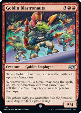 0395 Goblin Blastronauts (Galaxy Foil) U Unfinity