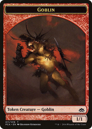 0011 Goblin // Boar Double-Sided Token T Planechase Anthology