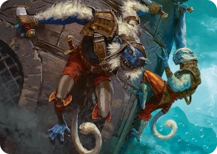 0011 Goblin Boarders Art Card (11/54) S Art Series: Foundations