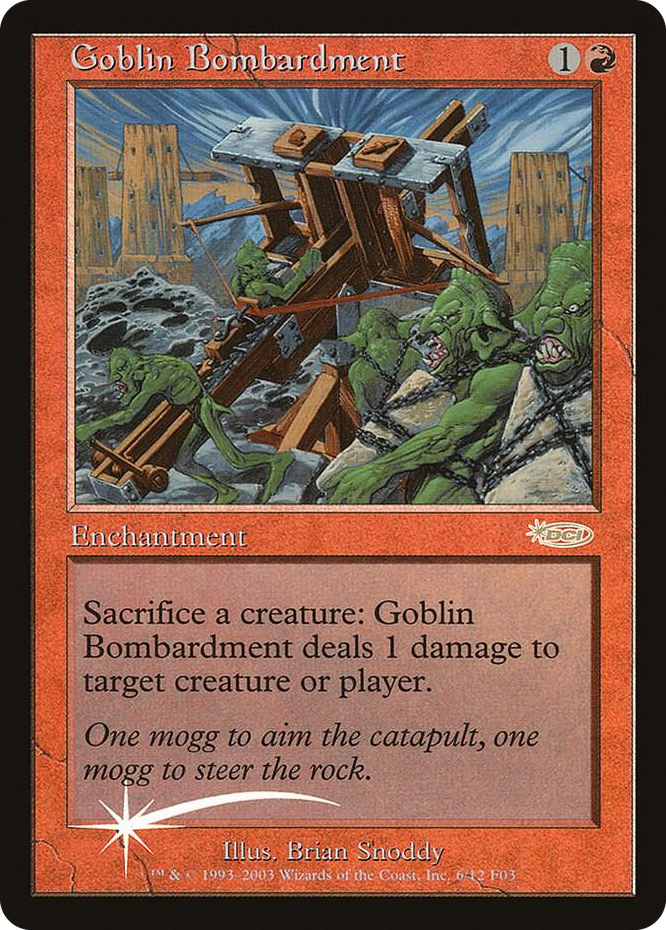 Goblin Bombardment #6 P - FNM Promos Pokemon card