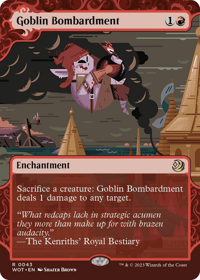 0043 Goblin Bombardment R Wilds of Eldraine: Enchanting Tales