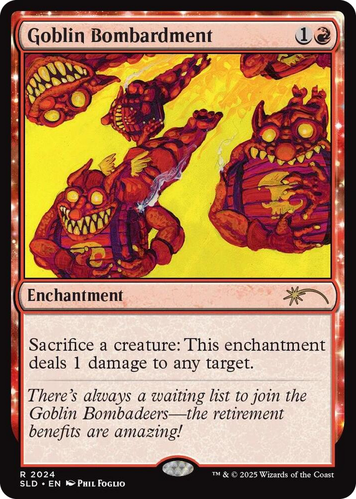 Goblin Bombardment (2024) #2024 R - Secret Lair Drop Series Pokemon card