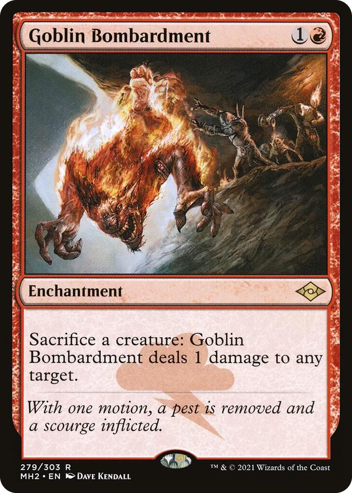 0279 Goblin Bombardment R Modern Horizons 2