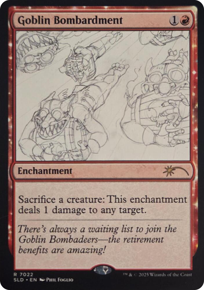 Goblin Bombardment (7022) #7022 R - Secret Lair Drop Series Pokemon card