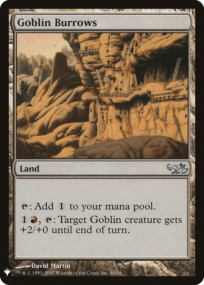 Goblin Burrows #58 U - The List Reprints Pokemon card
