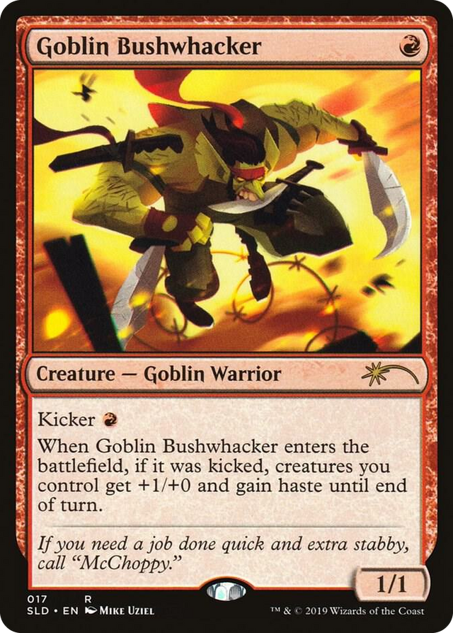 0017 Goblin Bushwhacker R Secret Lair Drop Series