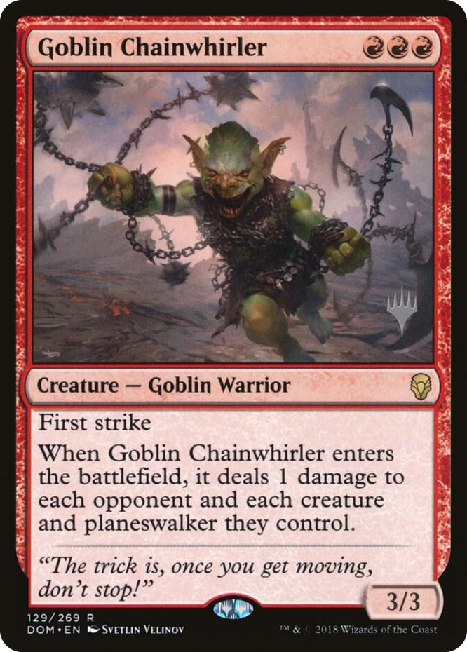 0129 Goblin Chainwhirler R Promo Pack: Core Set 2020