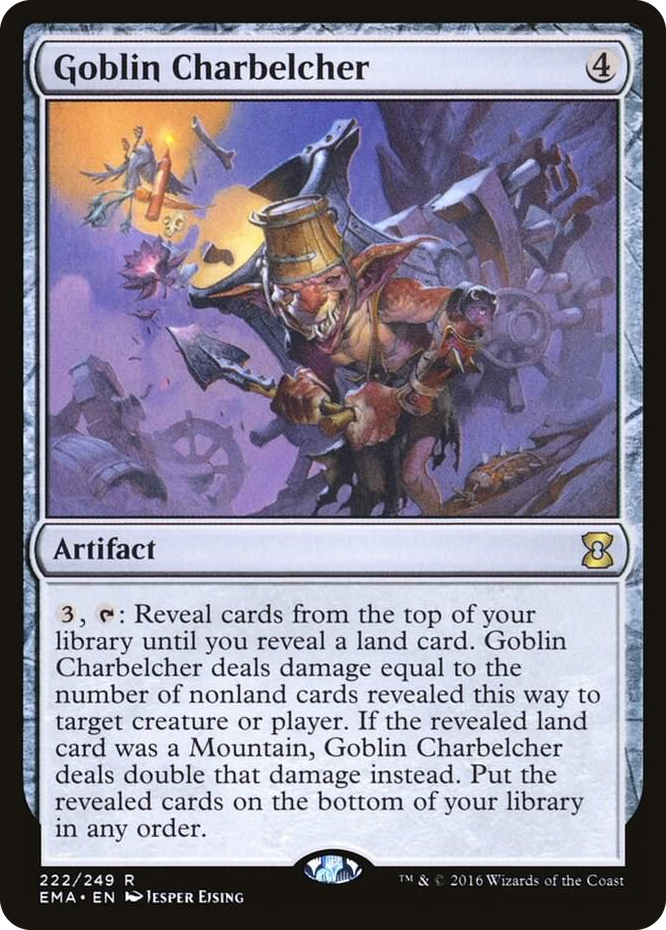Goblin Charbelcher #222 R - Eternal Masters Pokemon card