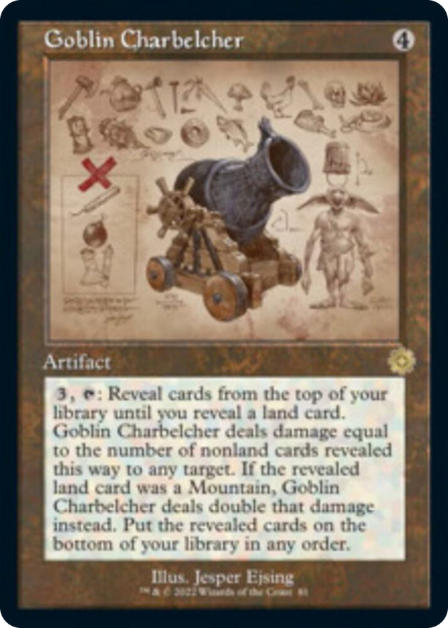 0081 Goblin Charbelcher (Schematic) R The Brothers' War: Retro Frame Artifacts
