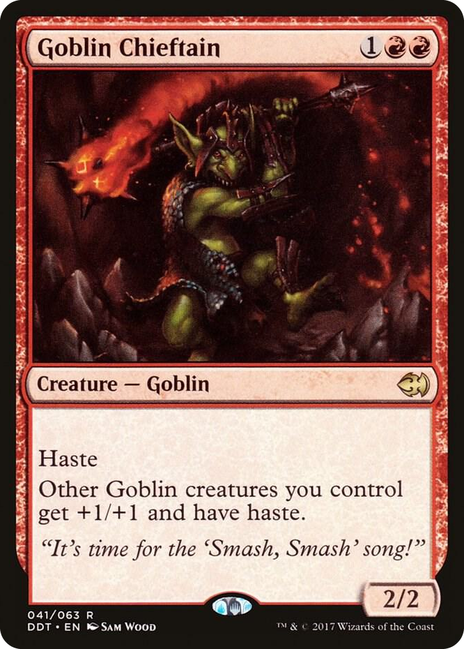 0041 Goblin Chieftain R Duel Decks: Merfolk vs. Goblins