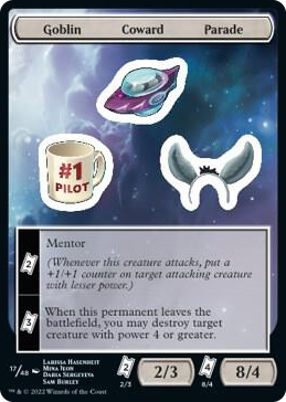 0017 Goblin Coward Parade T Unfinity