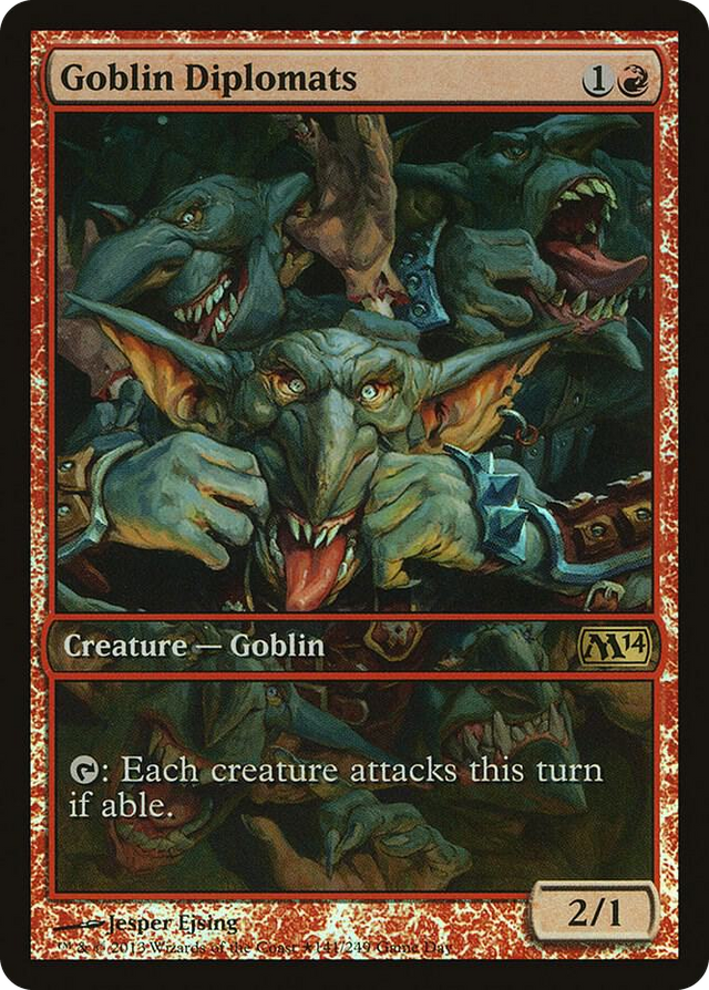 0141 Goblin Diplomats P Game Day & Store Championship Promos