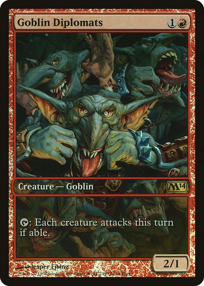 Goblin Diplomats #141 P - Game Day & Store Championship Promos Pokemon card